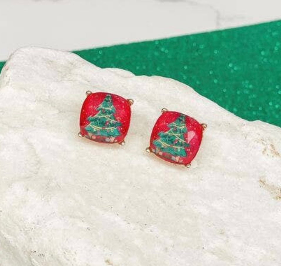 Christmas Tree Earrings