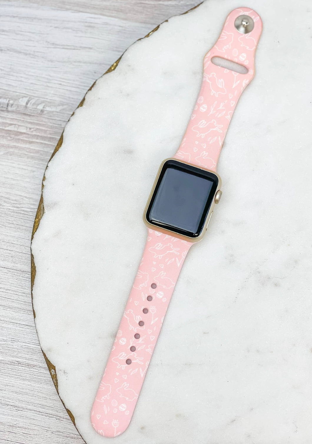 Pink Bunny Watch Band