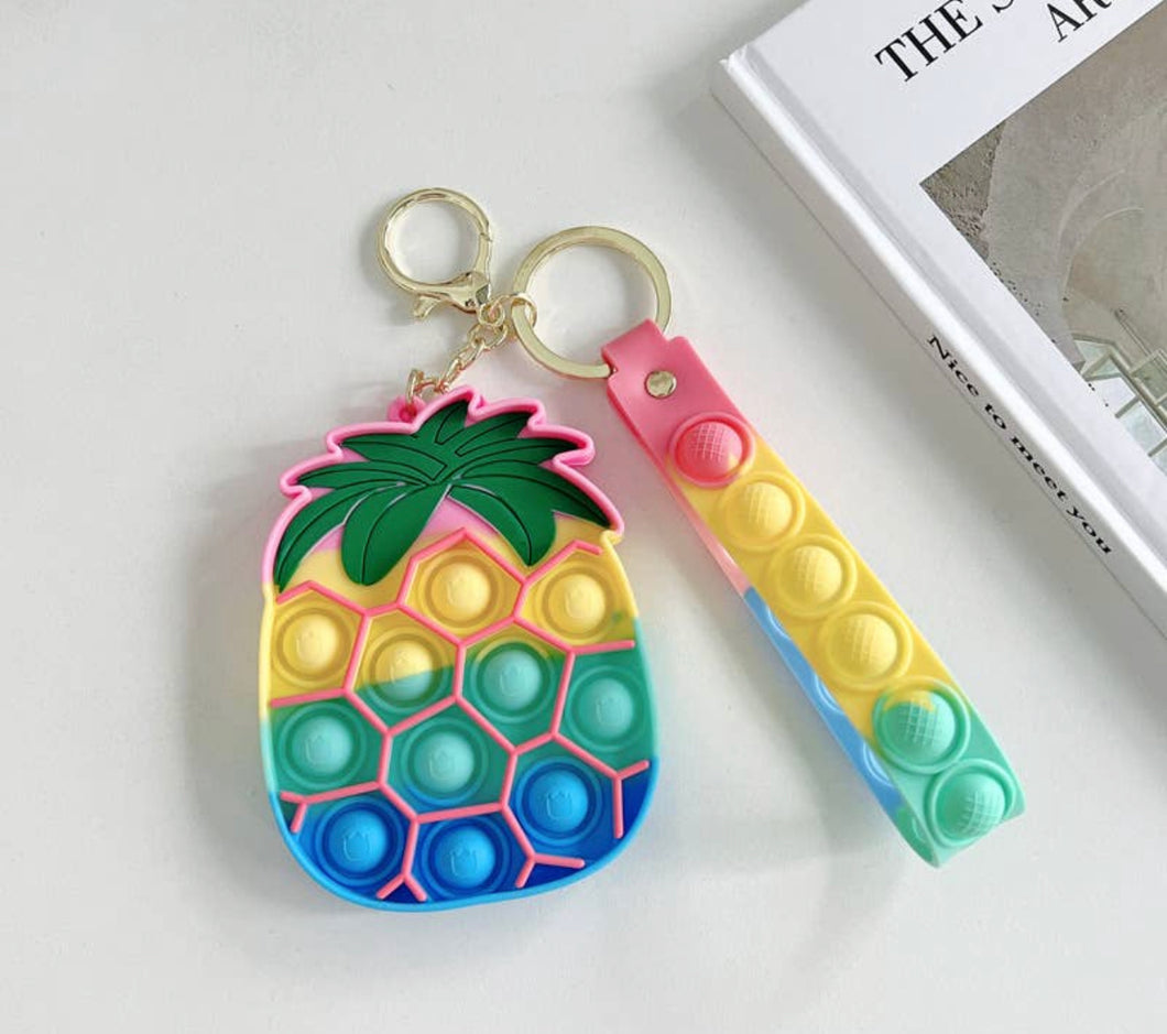 Pineapple Pop It Keychain