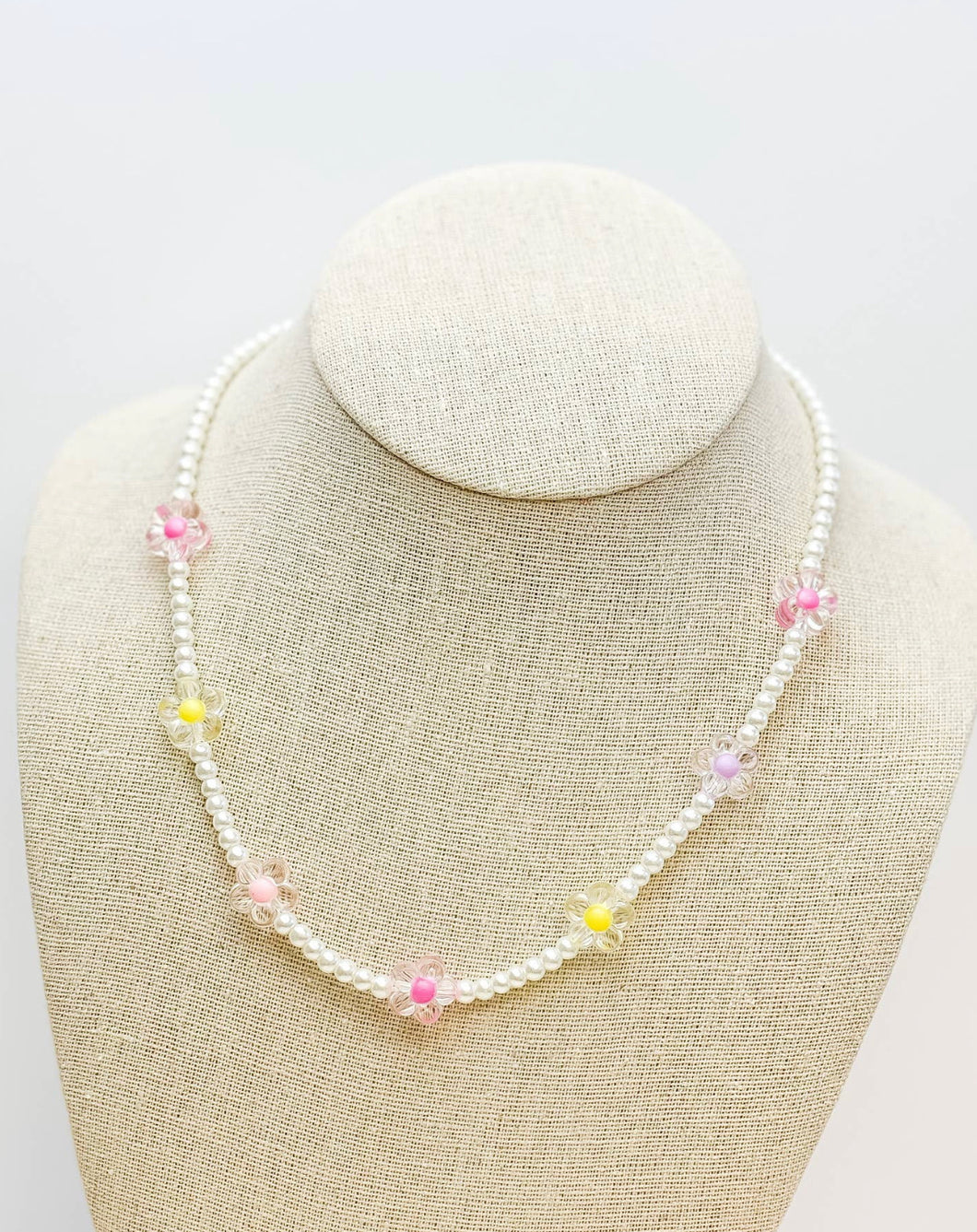 Pearl Flower Necklace