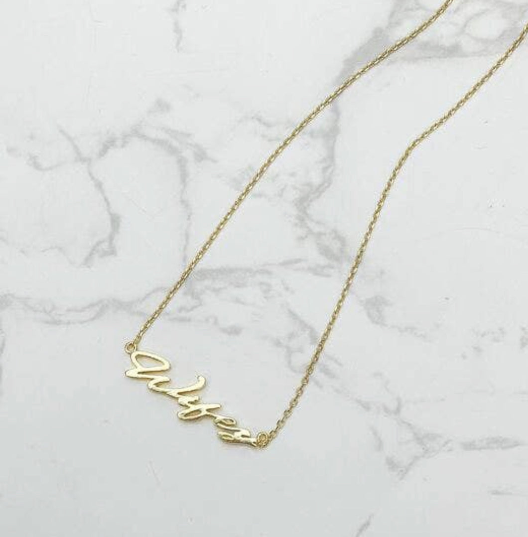 “Wifey” Gold Dipped Necklace