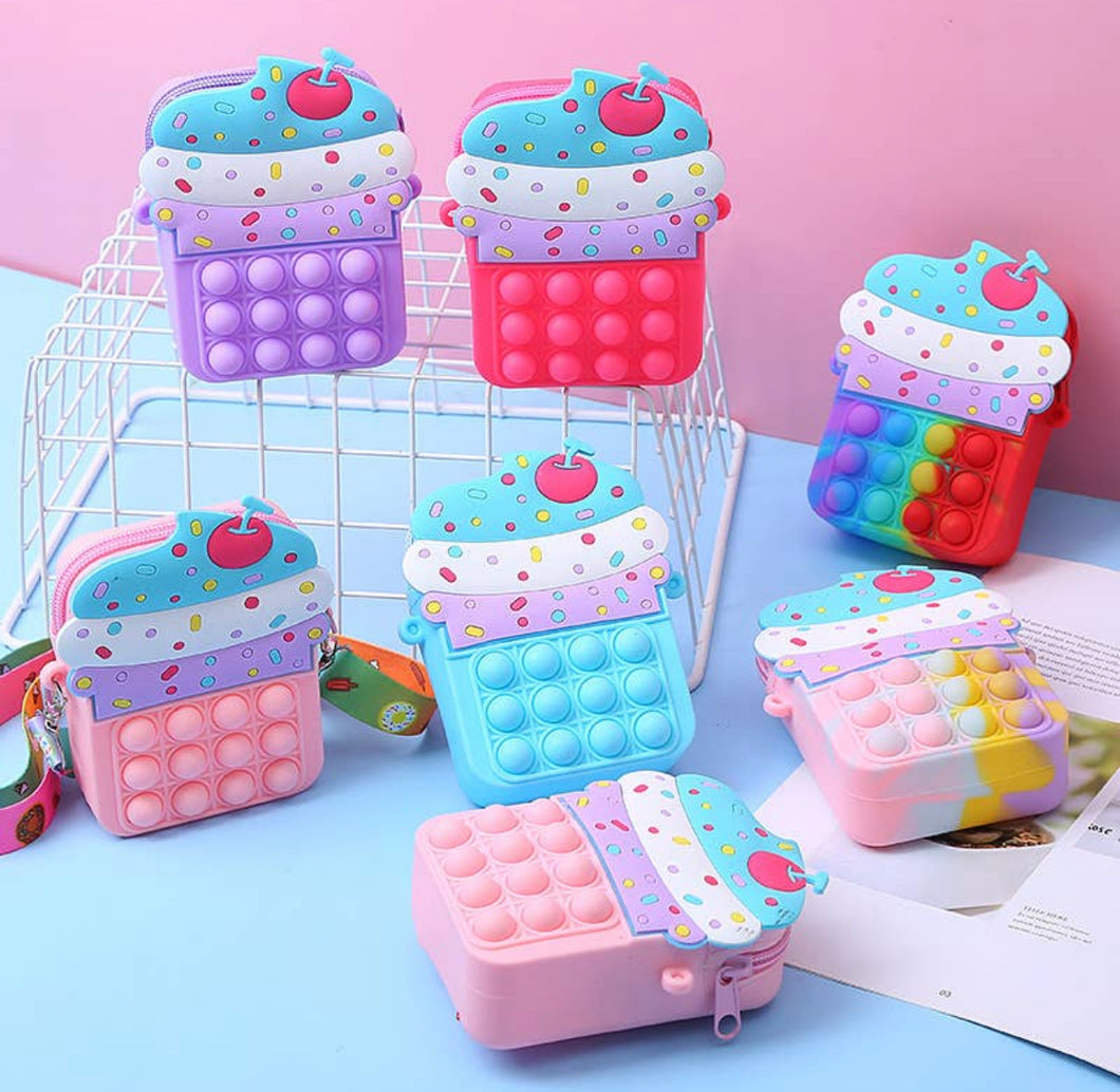 Ice Cream Pop it Purse