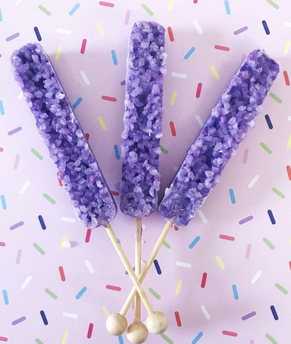 Lavender Bath Rock Candy