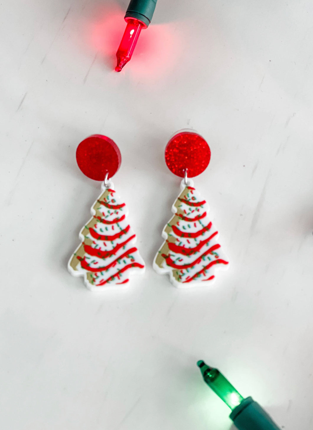 Christmas Cake Earrings