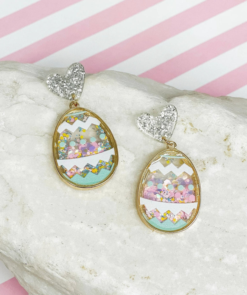 Easter Egg Shaker Earring