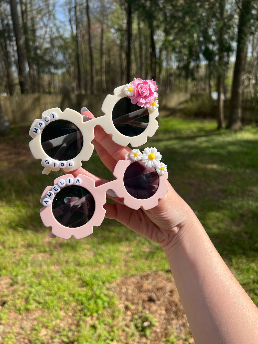 Custom Flower Sunglasses