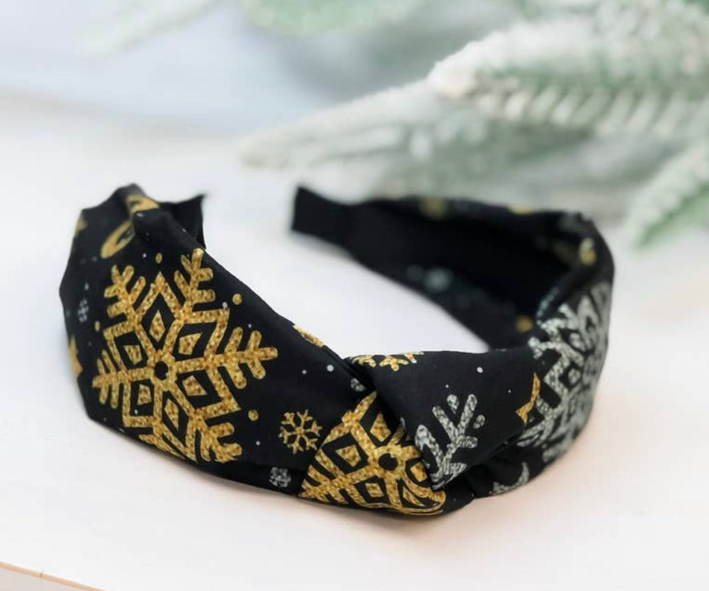 Snowflake Twisted Headband