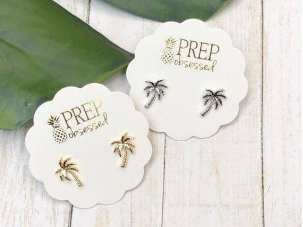 Palm Tree Earrings