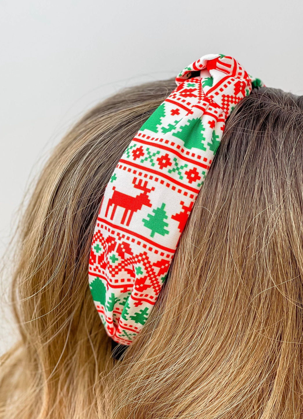 Fair Isle Twisted Headband