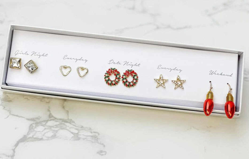 Holiday Earrings Box