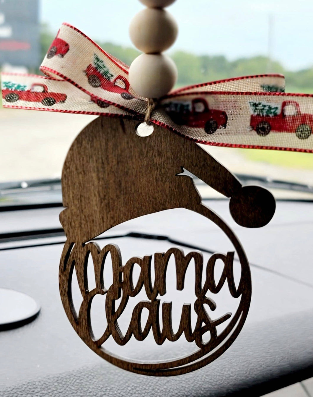 Mama Claus Car Dangle