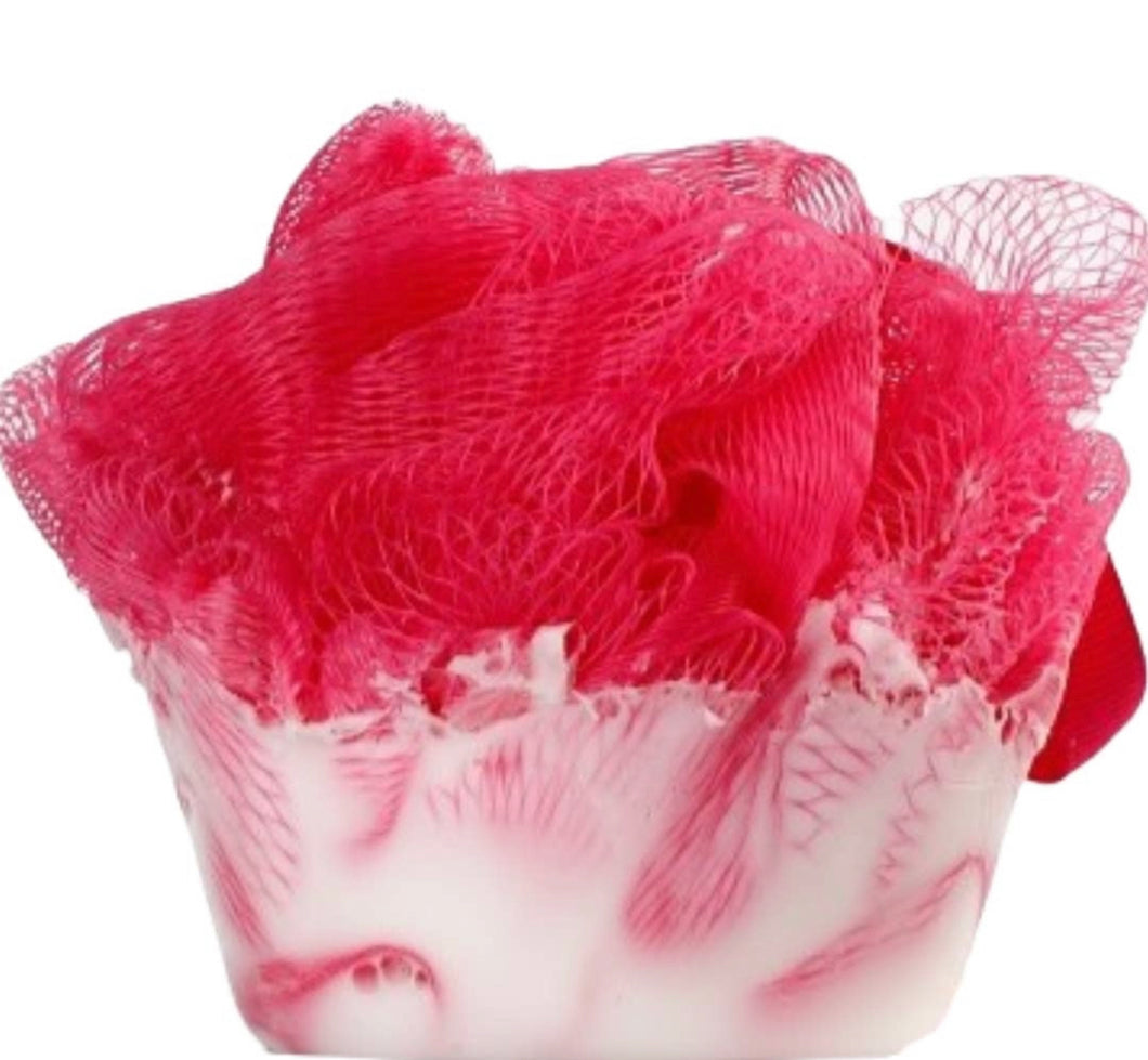 Strawberry Punch Soap & Pouf