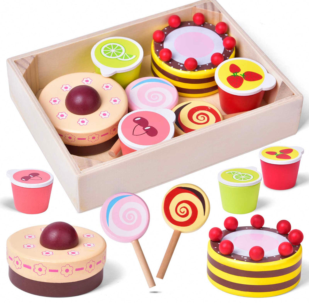 Wood Dessert Play Set (8piece)