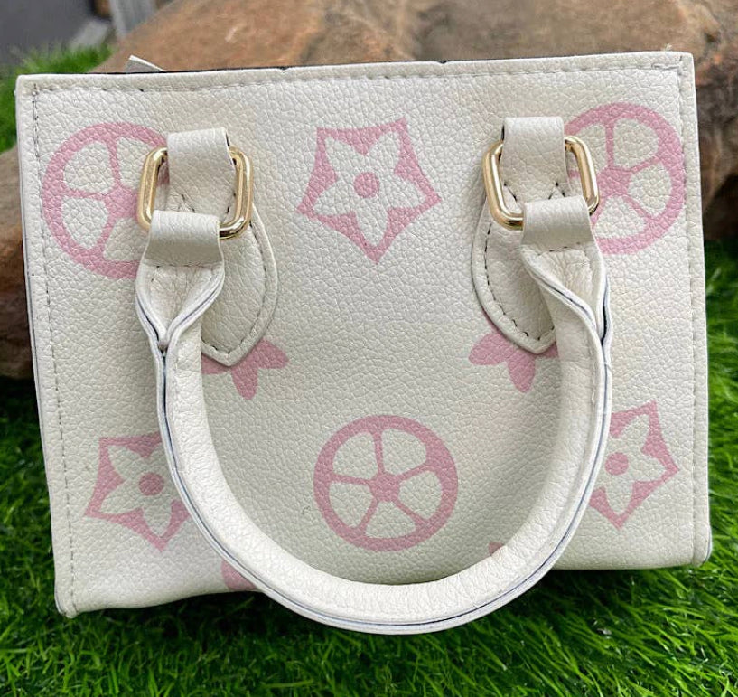 Milk/Pink Satchel Purse