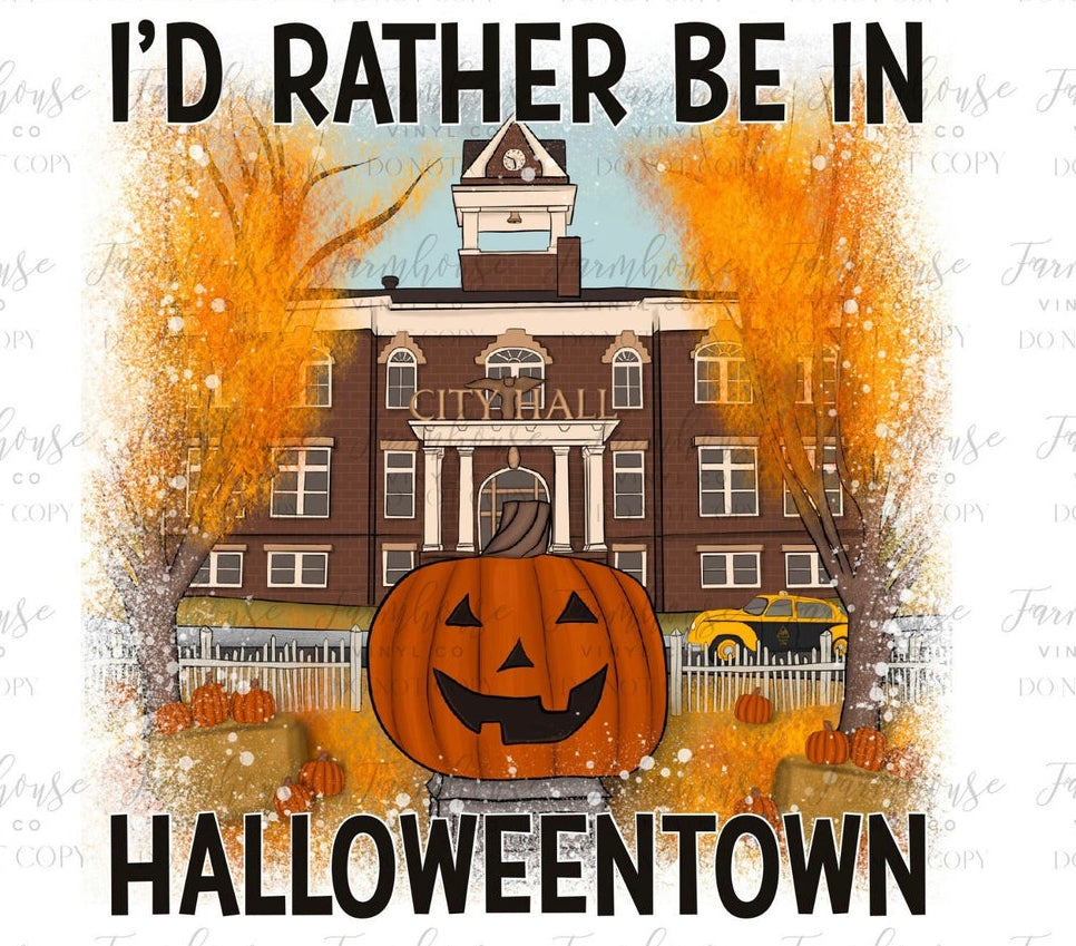 I’d Rather Be 🎃 TShirt