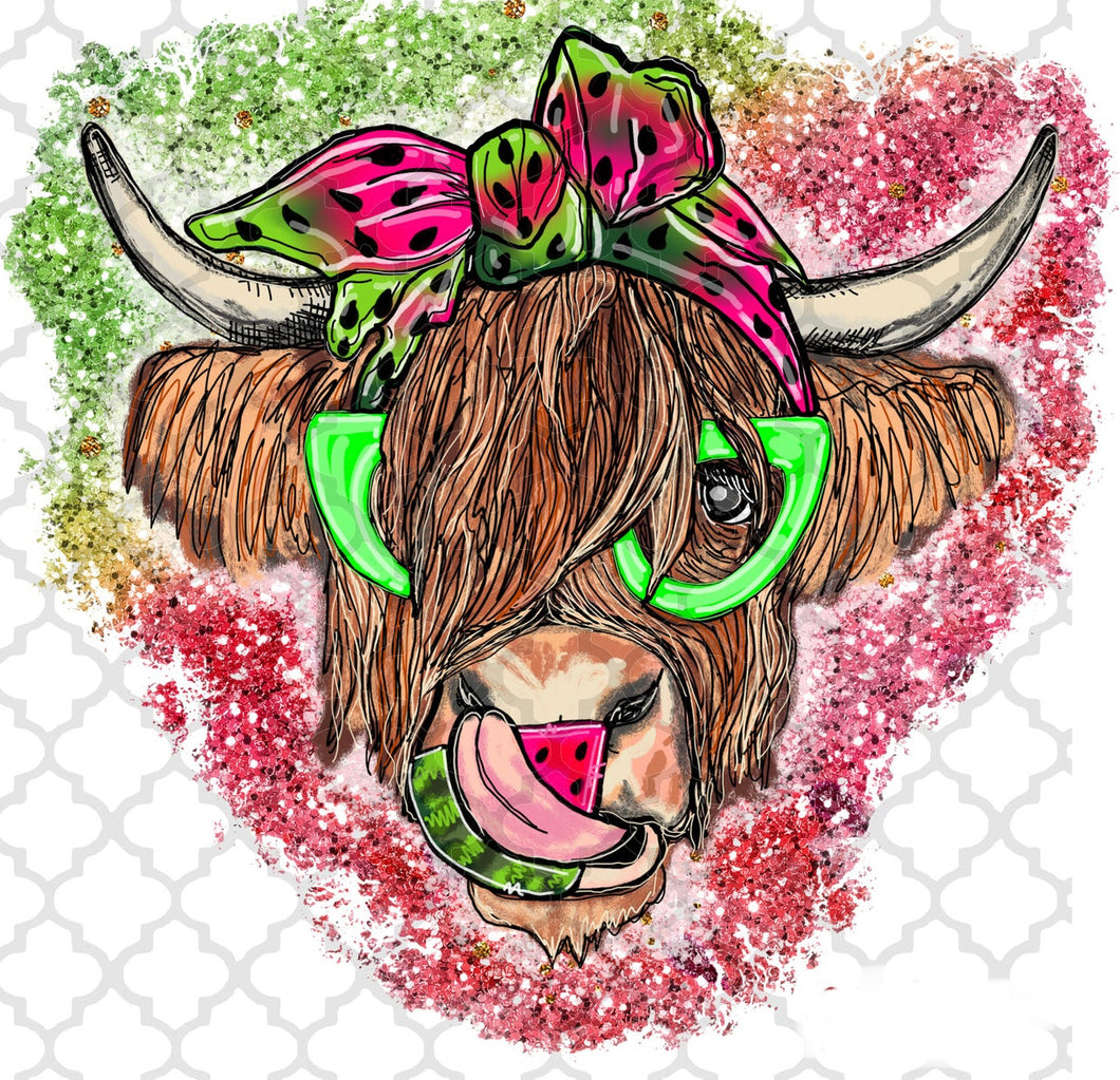 Watermelon Cow TShirt