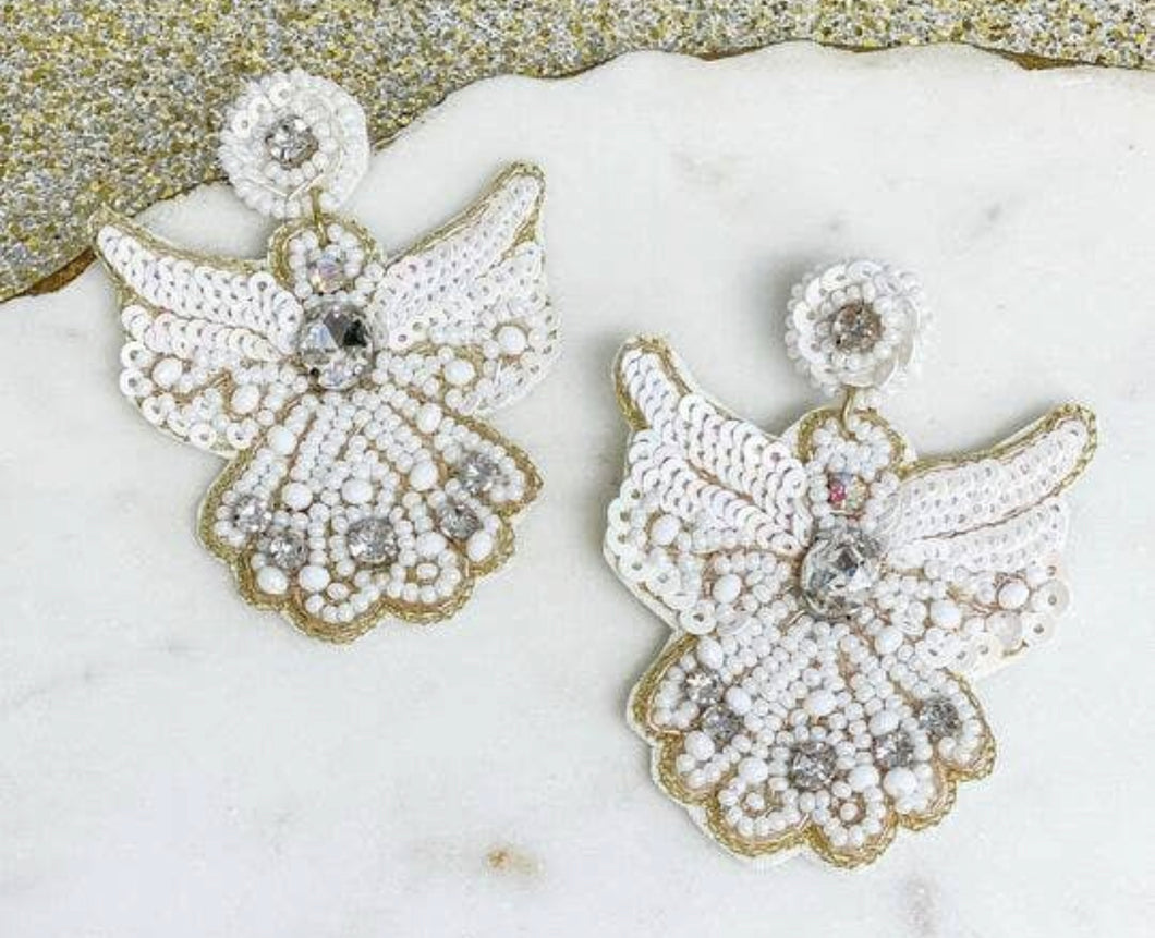 Angel Beaded Earrings