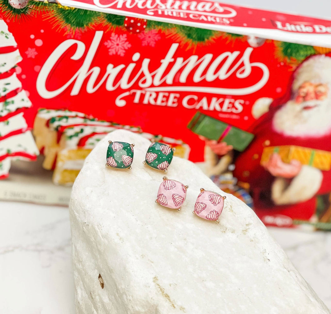 Tree Cake Earrings