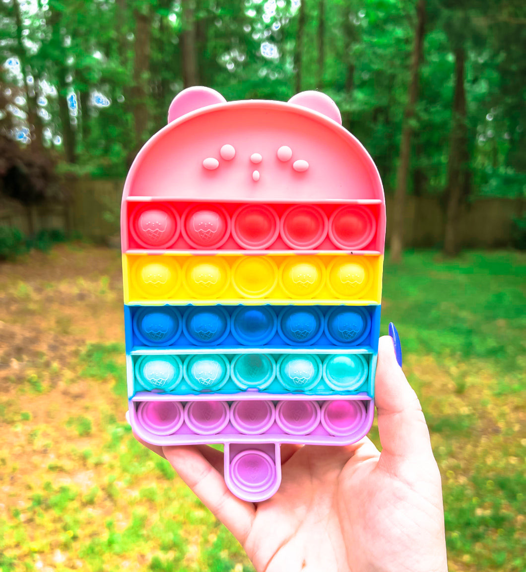 Rainbow Popsicle Pop It