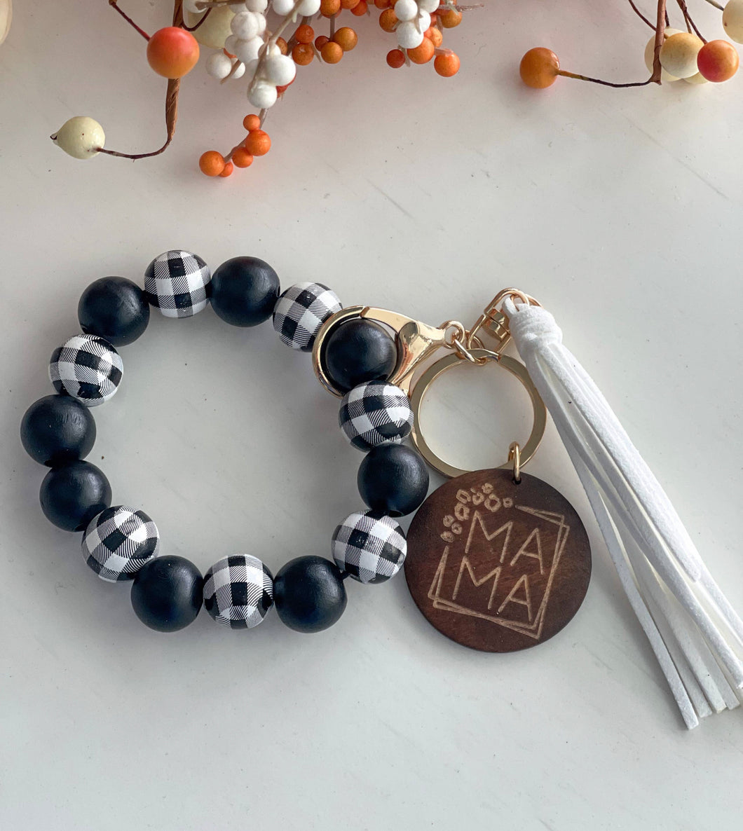 Mama Keychain Black