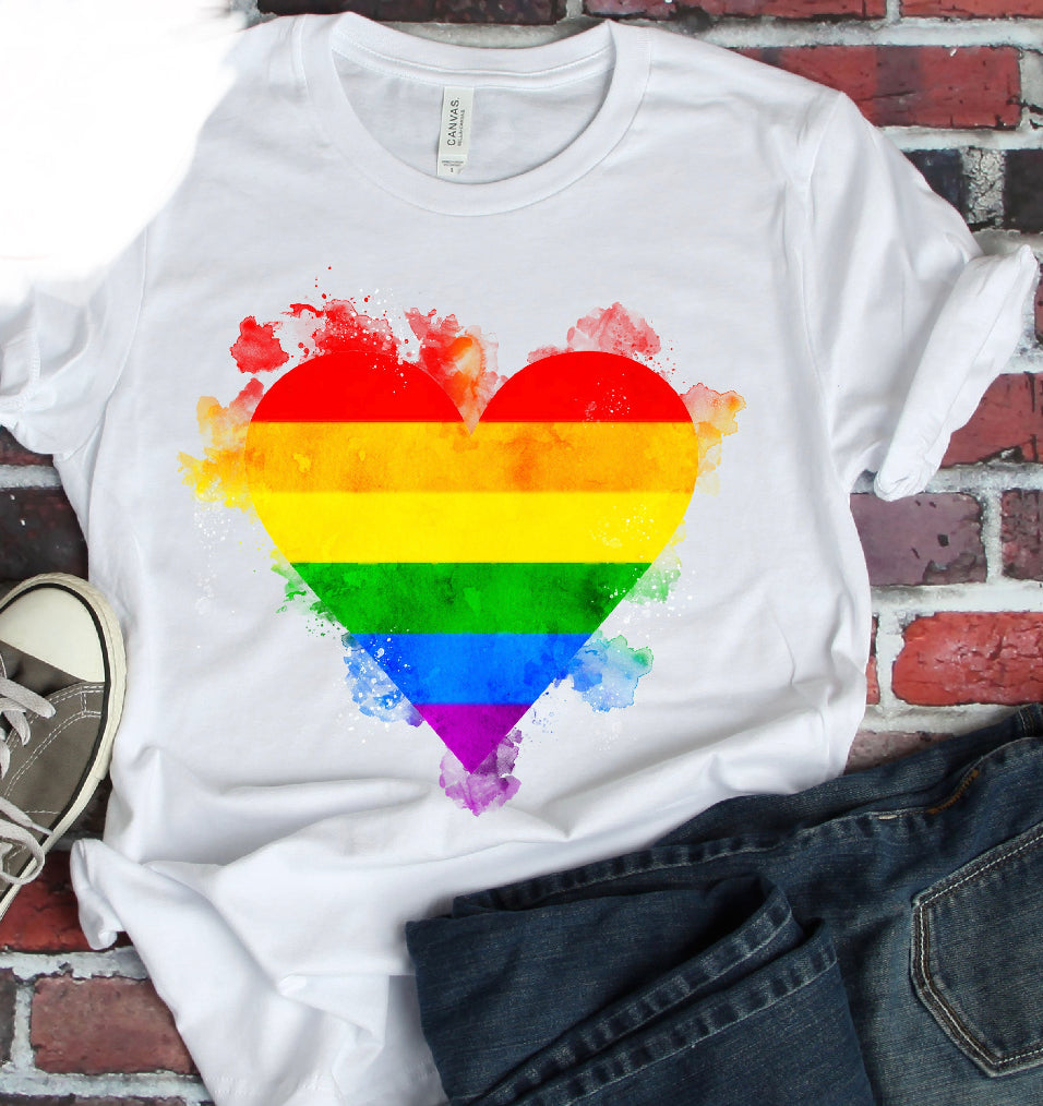 Rainbow Heart T-Shirt